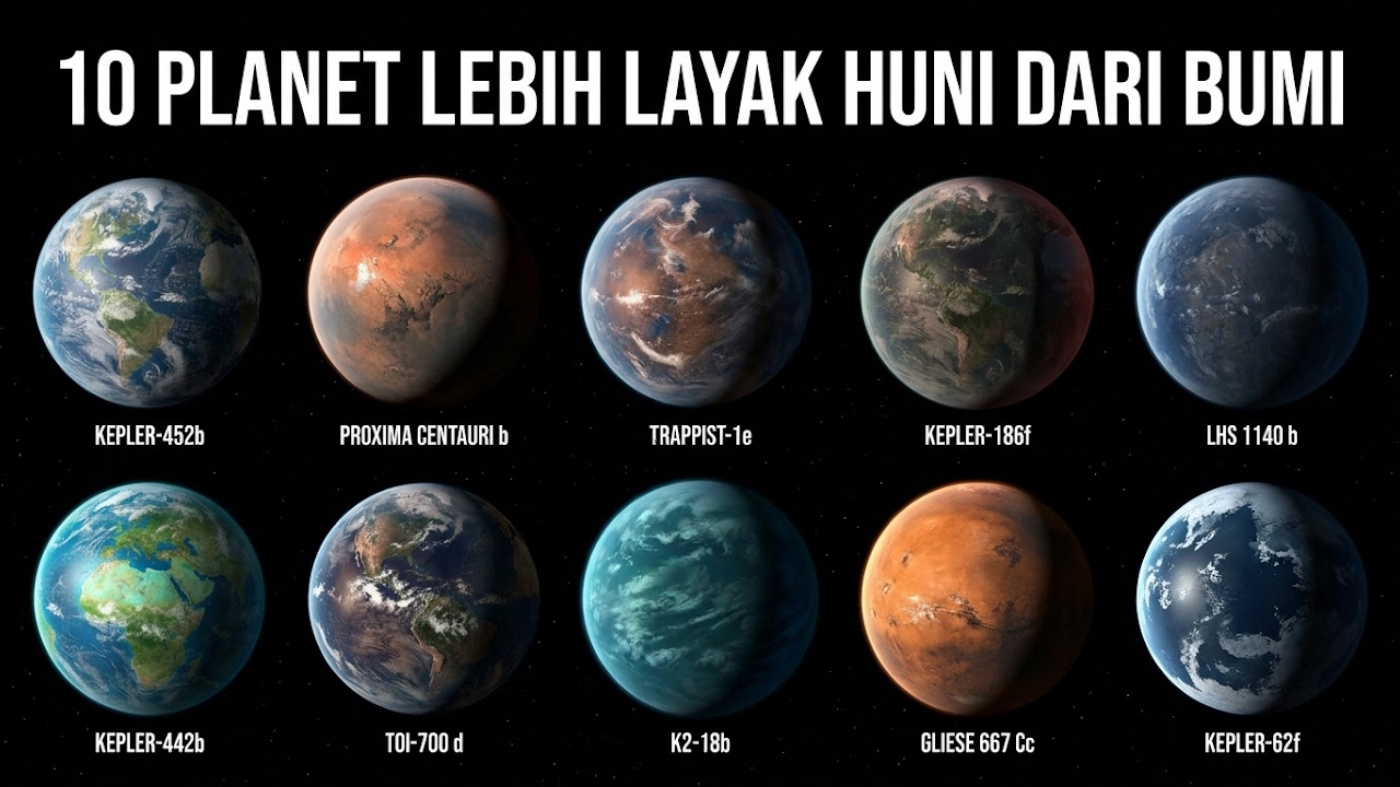 Video: 10 planet yang lebih layak huni dari Bumi